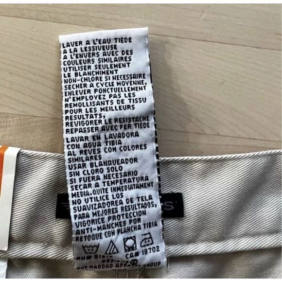 Dockers Boys Pleated Pants Husky Fit Size 11 Beige Cotton Straight Leg W31xL27 - Picture 9 of 10